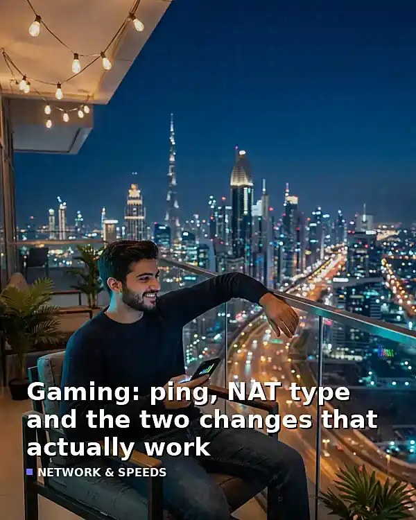 Gaming: ping, NAT type and the two changes that actually work - TelecomDesk guide artwork